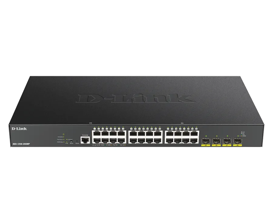 28-PORT SMART MGD POE+GB SWITCH/4X 10G