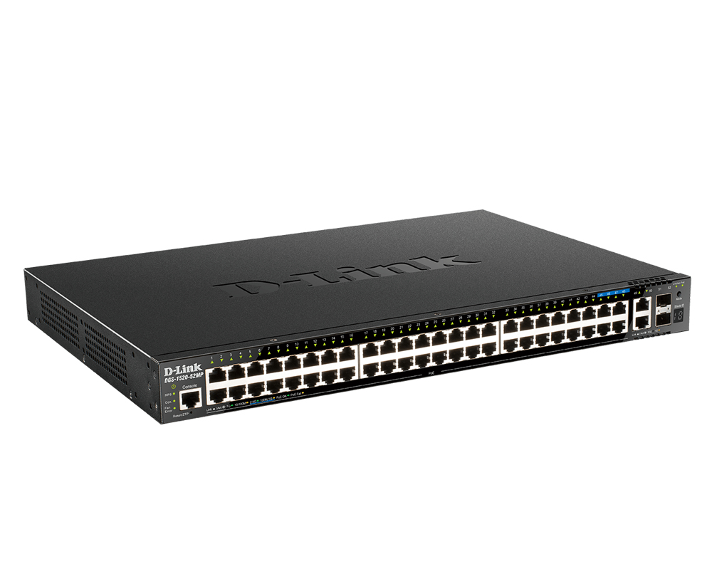 52-P SMART MANAGED POE+ SWITCH/GIGABIT STACKABLE 4X10G 4X2.5