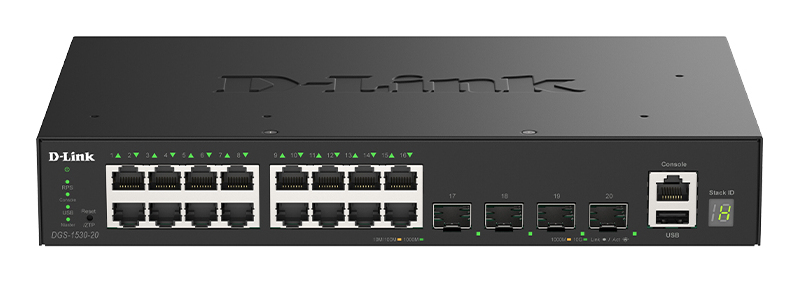 20-PORT SMART MANAGED GIGABIT/STACK SWITCH
