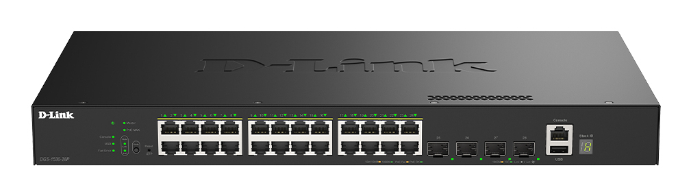 28-PORT SMART MANAGED POE/GIGABIT STACK SWITCH