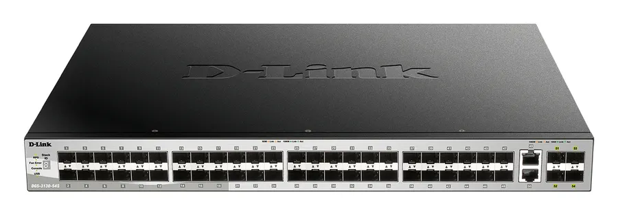 54-PORT FIBER STACKABLE SWITCH/48XSFP 2X10G CU 4XSFP+ LAYER 3