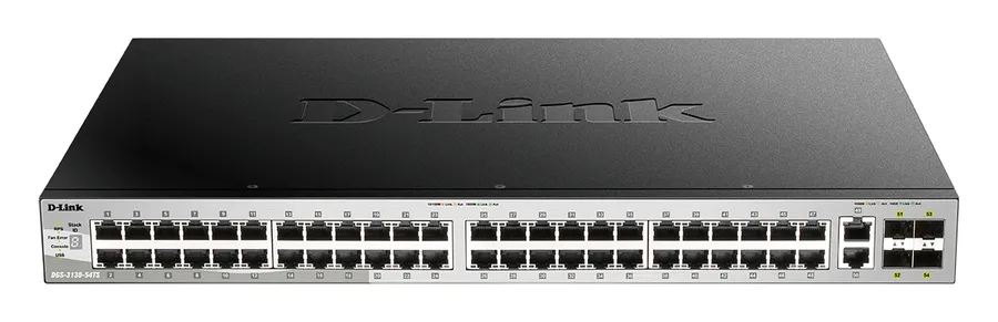 54-PORT STACKABLE SWITCH/48X1G 2X10G CU 4XSFP+ LAYER 3