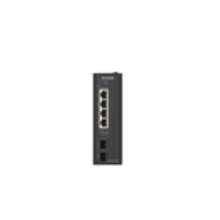 6-PORT 1G INDUSTRIAL POE SWITCH/SMART MANAGED 2X SFP DIN RAIL
