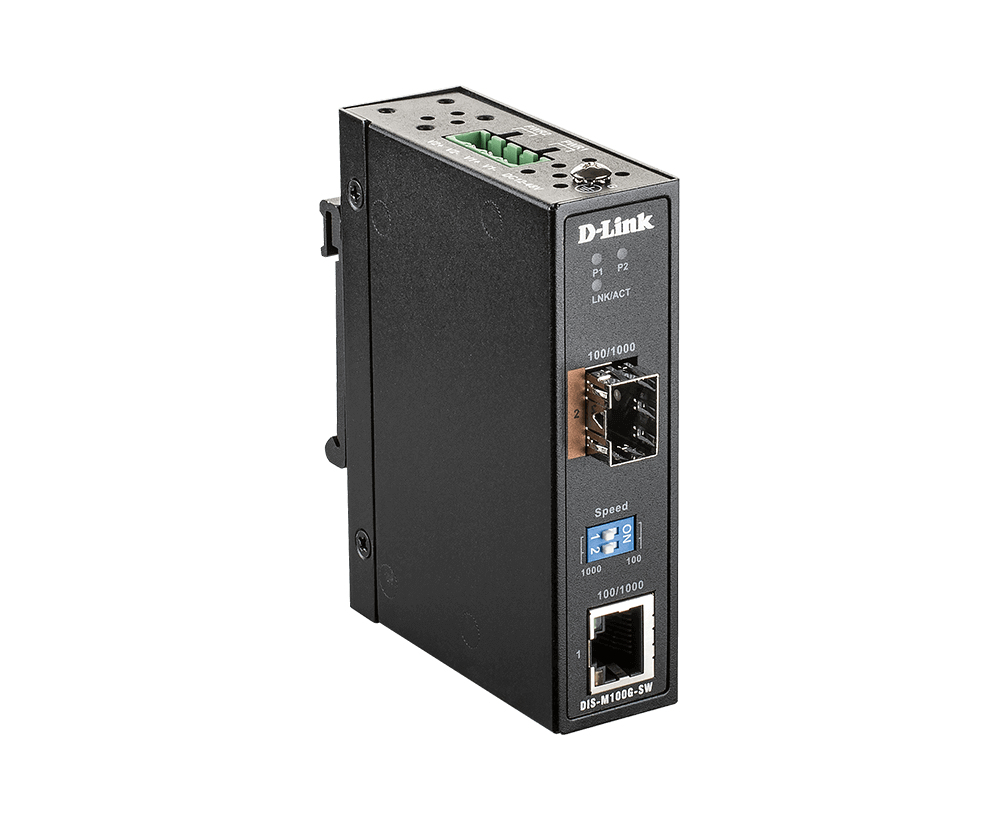 INDUSTRIAL MEDIA CONVERTER SFP/SFP - 1G ETHERNET