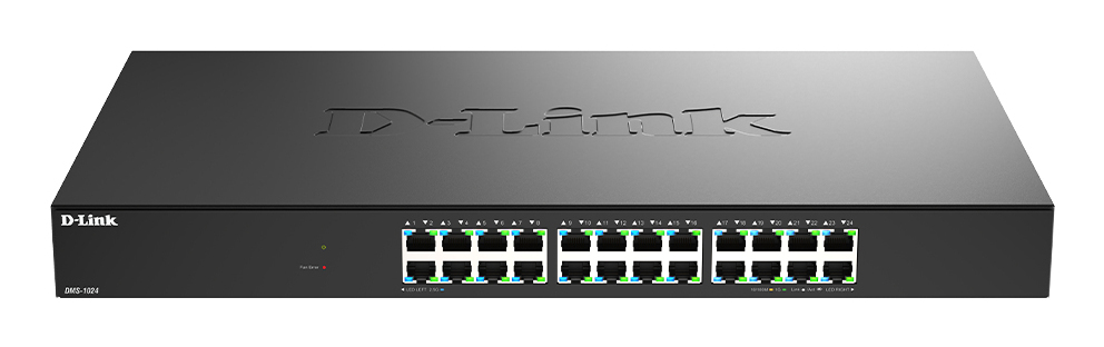 24-PORT MG UNMANAGED SWITCH/FANLESS METAL HOUSING DESIGN