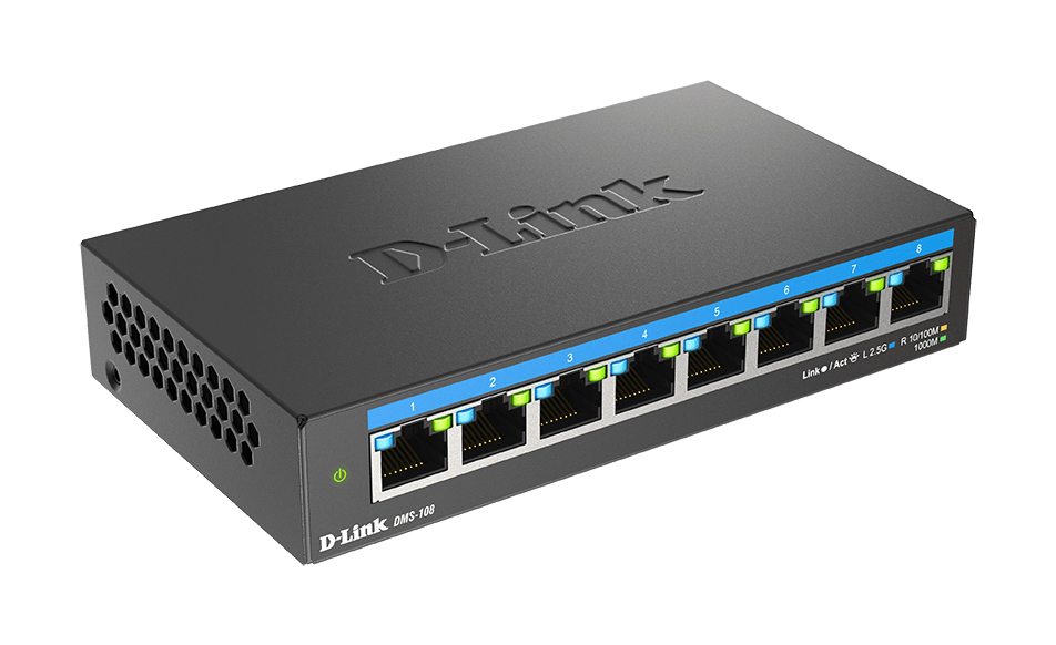 8-PORT MULTI-GB UNM. SWITCH 8X/100 / 1000MBPS / 25GBPS TP
