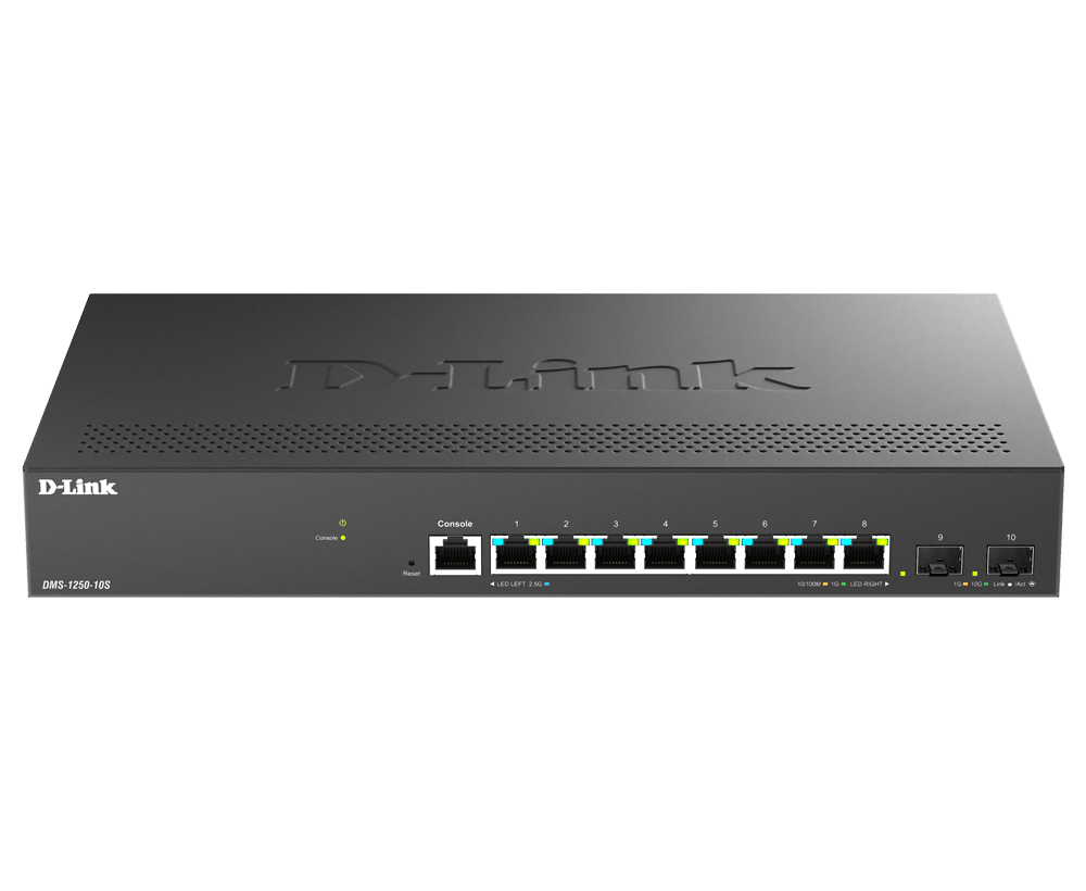 10-PORT MULTI-GIGABIT SMART/MANAGED SWITCH