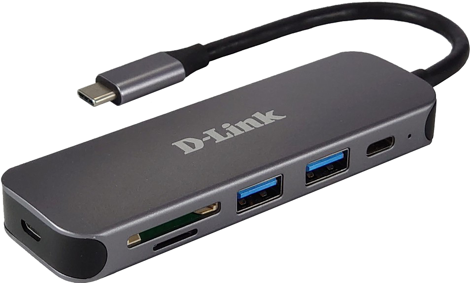 5-IN-1 USB-C HUB W CARD READER/2XUSB 1X TYPE-C PORT
