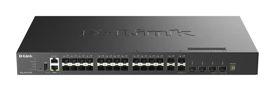 10G LAYER 3 STACKABLE MANAGED/SWITCHES 28 X 10G SFP+ PORTS