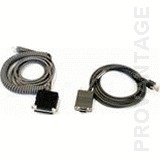Cable, RS-232, 9P, Female, Coiled, CAB-362, External Power, 6 ft.