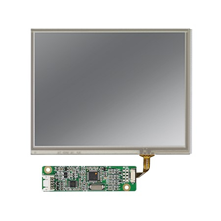 5.7IN 640X480 LVDS 500NITS -20/-70C LED 262K 30K 4-WIRE TOUCH C