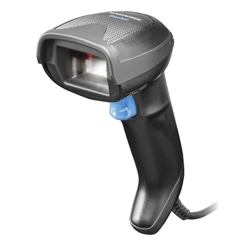 Gryphon I GD4520, 2D Mpixel Imager, USB-only, Black (Includes Scanner and All in One Permanent Base)