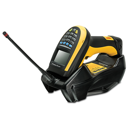 PowerScan PM9100, 433 MHz, Linear Imager, Display/16-Key, RB