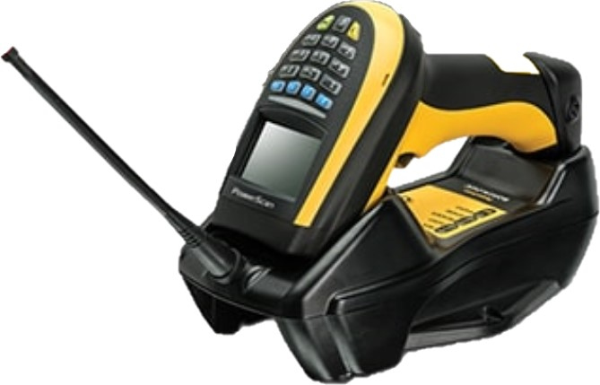 PowerScan PM9100, 910 MHz, Linear Imager, Display/16-Key, RB