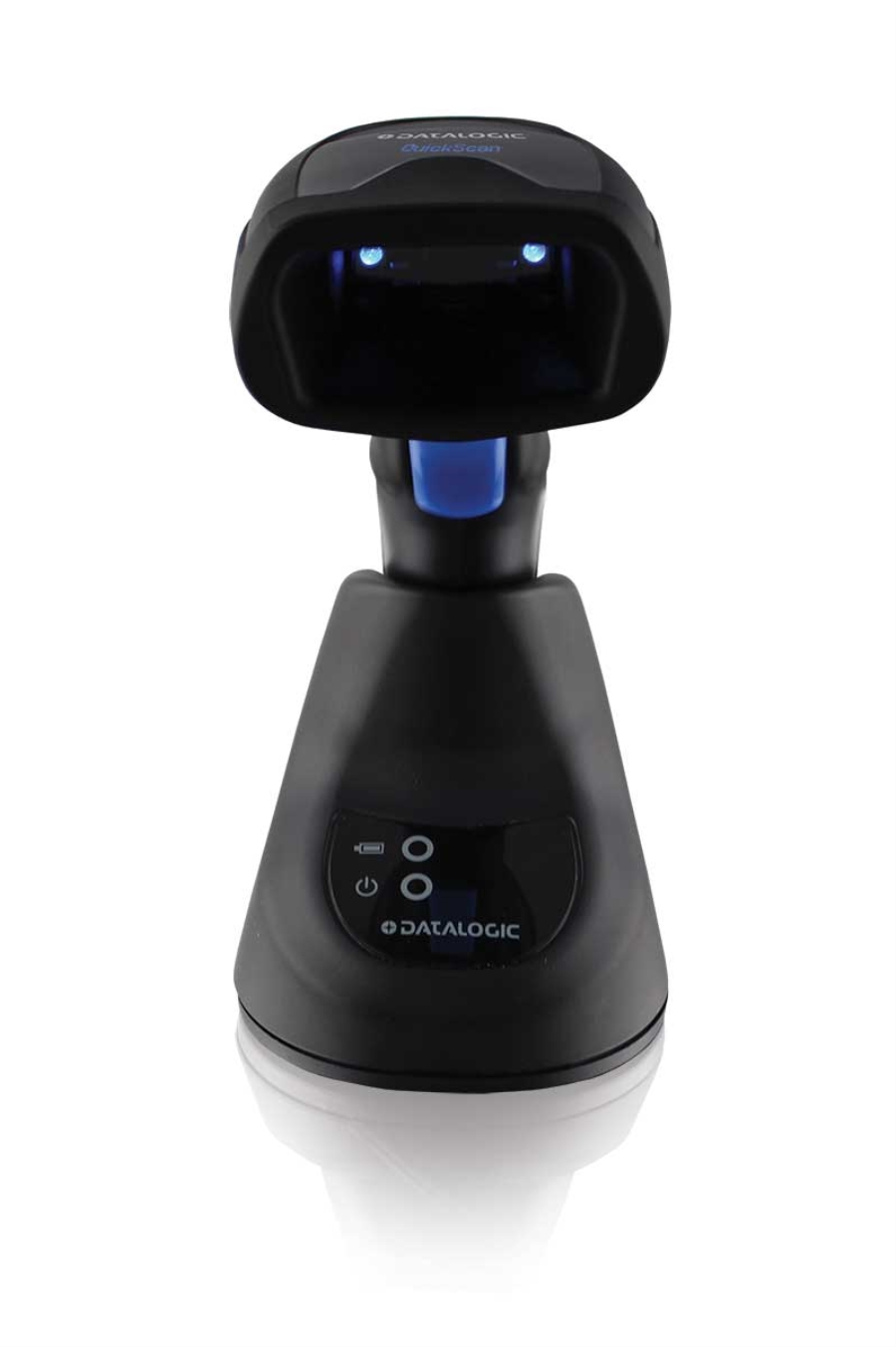 QUICKSCAN QM2500 433 MHZ KIT 2D/MP IMAGER BLACK W BASE STATION/C