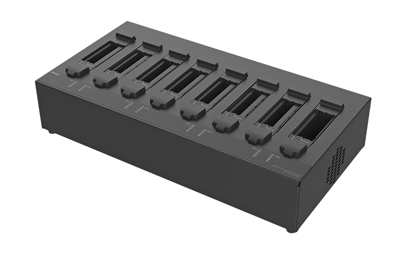 B360 - MULTI-BAY BATTERY/CHARGER (EIGHT BAY) W/AC ADAPTER