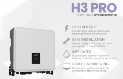 FoxESS Hybrid Inverter 3-Phase H3 Pro 15.0 , 15kW