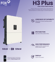 FoxESS Hybrid Inverter 3-Phase H3 Plus 75.0 , 75kW