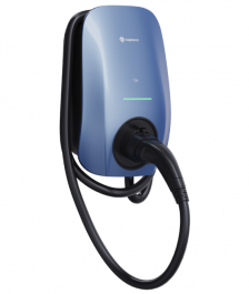 Solplanet EV Charger 7.4kW, RFID/NFC, WIFI+Bluethooth+RS485, Morandi Blue, 5M Cable+ETH