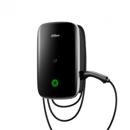 Dahua EV Charger D-Volt AIR 22kW, 3P, 3x32A max, 5M Cable, IP66/IK10, Plug&Play/RFID/APP, Supports Dynamic Load Balancing and solar charging.