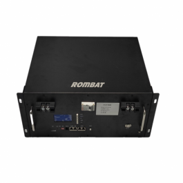 Baterie Litiu-Ion 51.2V 100Ah, model RBTM100-48 montabilă în rack de 19", cu celule LiFePO4,in concordanță cu standardul UN38.3. Certificat CE și MSDS, conexiuni terminale de tip șurub; Tensiune:51.2V