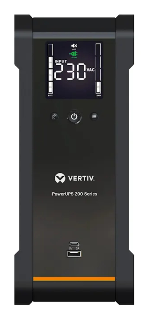 Vertiv PowerUPS 200, 1000VA/625W, 230V, Line Interactive, 4 Schuko