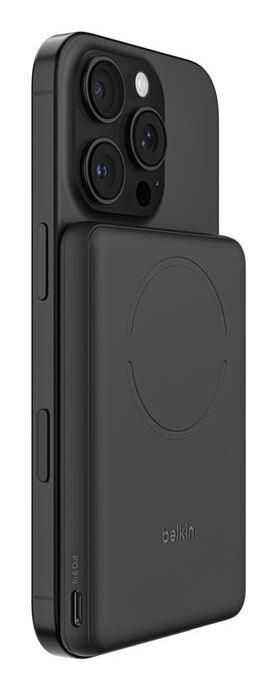 BOOSTCHARGE SLIM MAGNETISCHE PO/75 W MIT MAGCESSORY SCHWARZ
