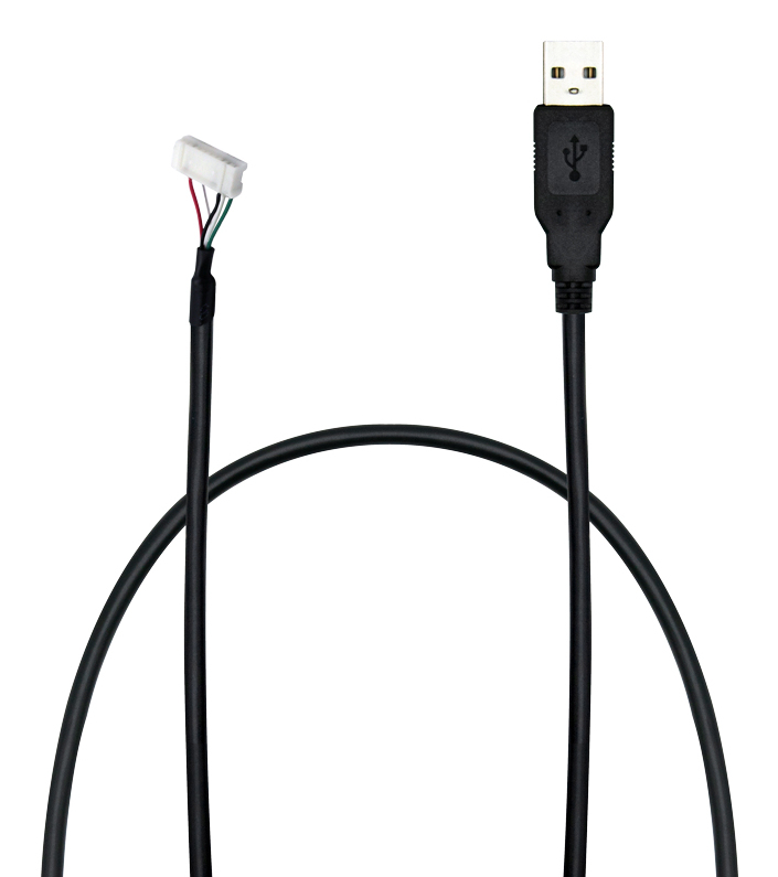 USB-A - DUPONT CONNECTOR MALE/1200MM 2.0MM INTERVAL ON 10-PIN