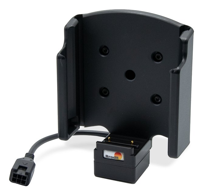Car cradle with Pogo-Pin charging, Pigtail 6-Pin Molex Connector (length 12cm), incl. Tilt Swivel for Newland MT93