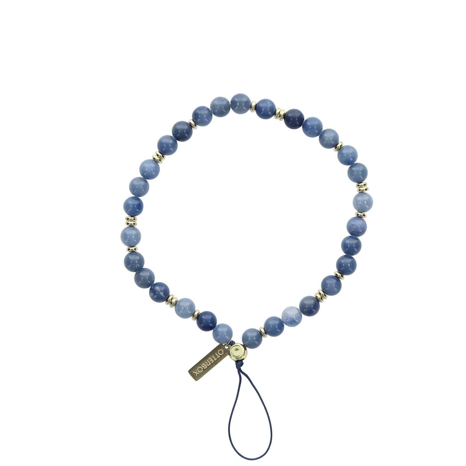 OB CASE ATTACH BEADED WRISTLET/STRAP INDIGO LAGOON - BLUE