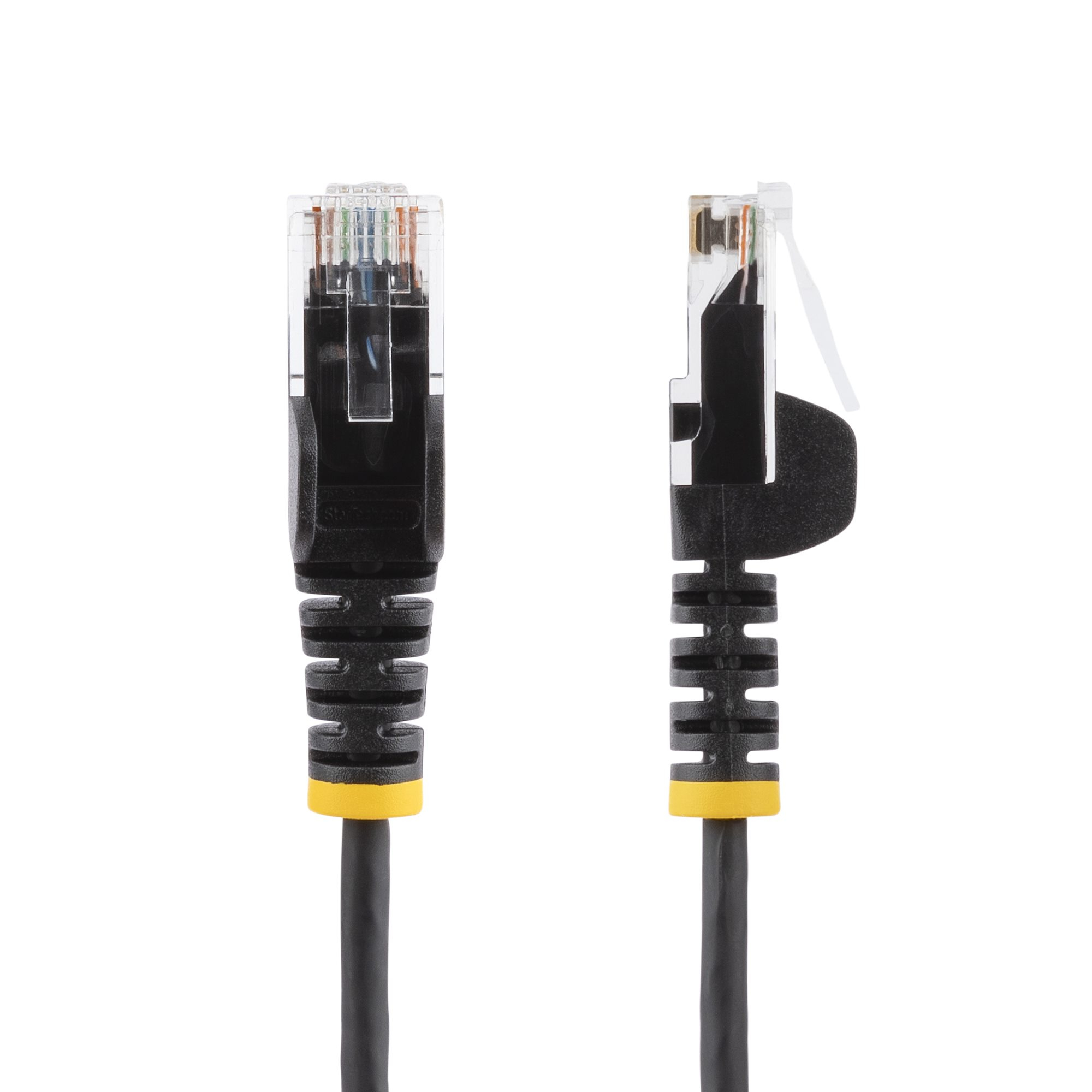 1M BLACK SLIM CAT6 CABLE PACK/.