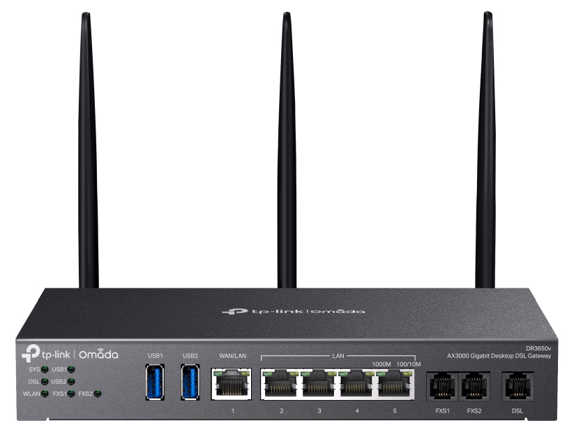 4G+ 1G RACKMOUNT DSL GATEWAY/1X 1G WAN 4X LAN 1X DSL 2X RJ11