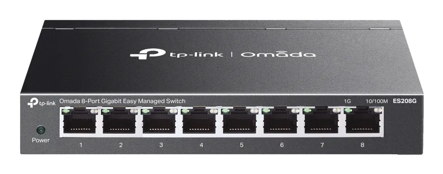 8-PORT 1G EASY MANAGED SWITCH/8X 1G LAN STEEL CASE FANLESS