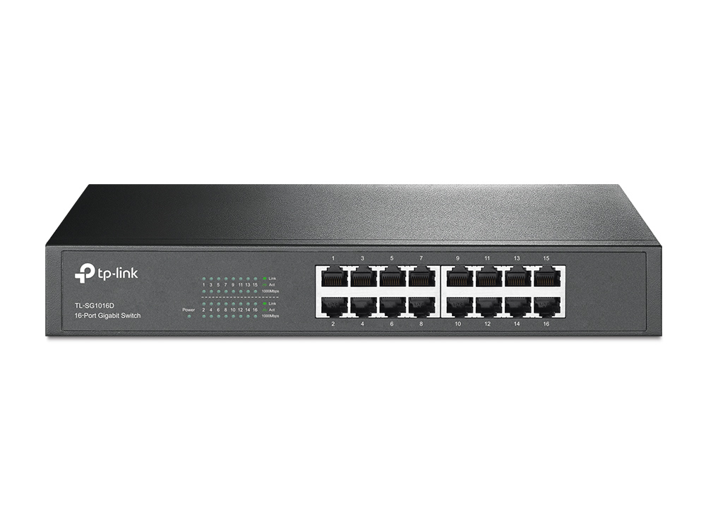 TL-SG1016D 16-PORT GIGAB SWITCH/10/100/1000 MBIT/S-RJ45-PORTS