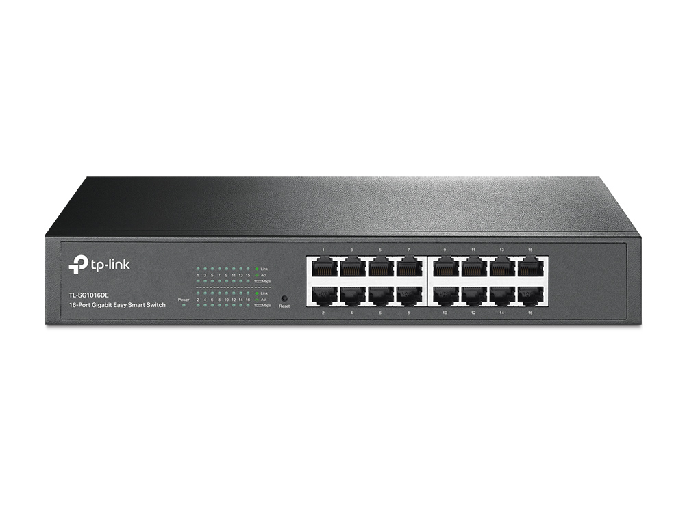 TL-SG1016DE 16-PORT GIGABIT/EASY SMART SWITCH
