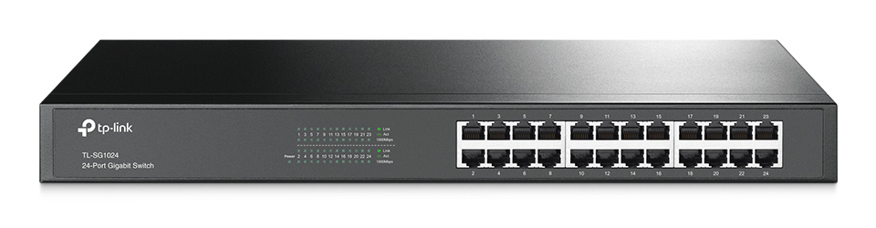 TL-SG1024 UNMANAGED PURE/GIGABIT SWITCH 24 10/100/1000M