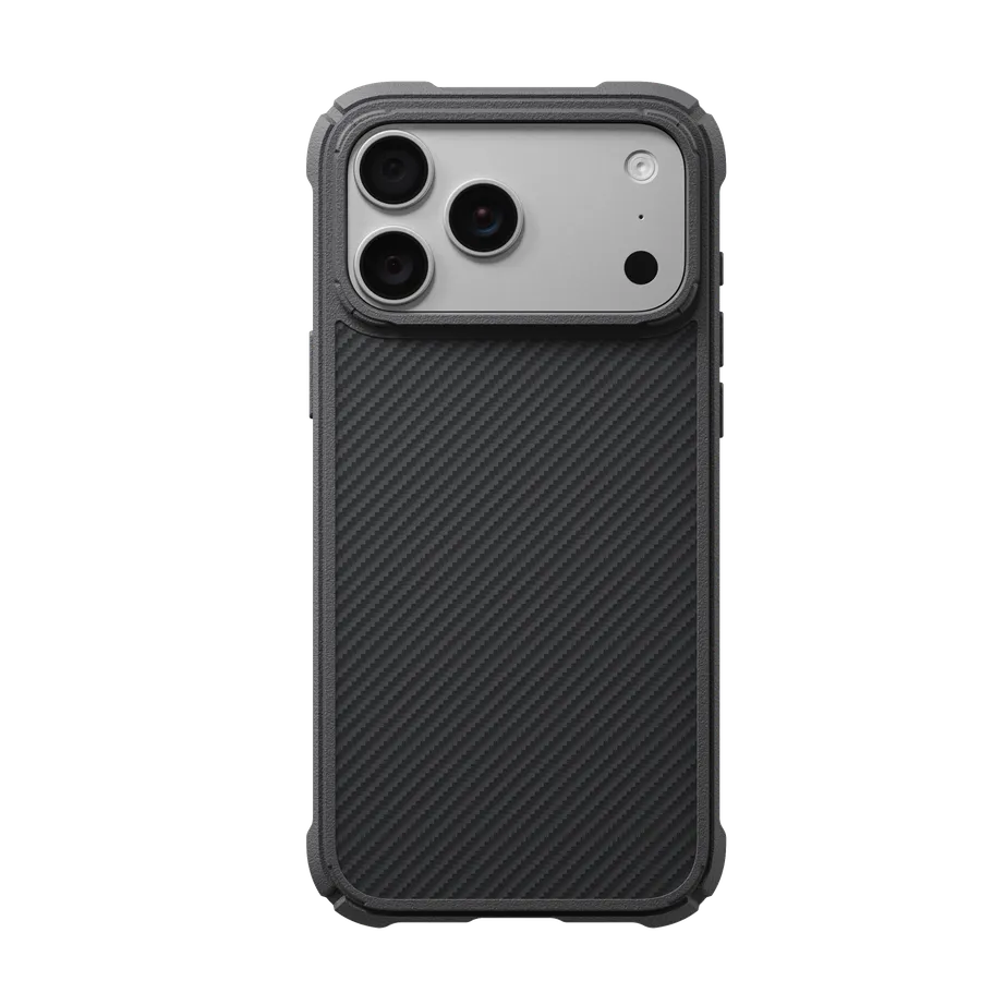 Husa Pitaka pentru iPhone 18 Pro Max, Cairn Case, Negru/Gri