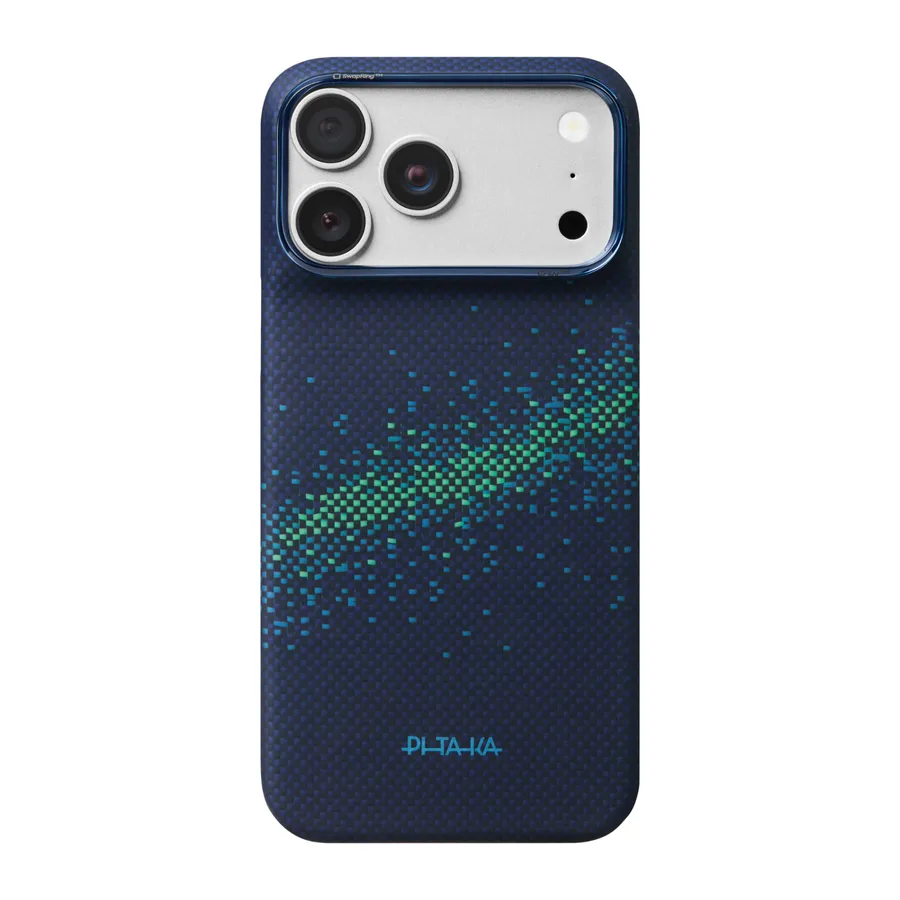 Husa Pitaka pentru iPhone 18 Pro Max, Edge Case, PitaTap™, Nearfield Blue
