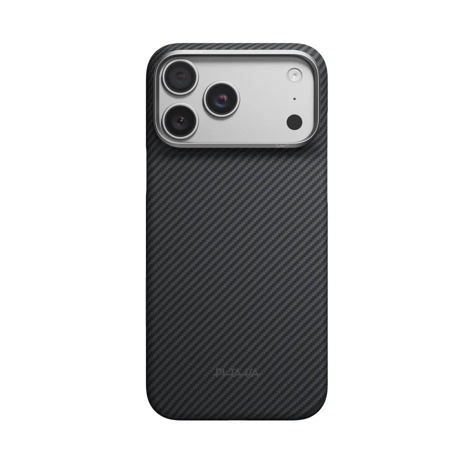 Husa Pitaka pentru iPhone 18 Pro Max, Edge Case, PitaTap™, Negru/Gri