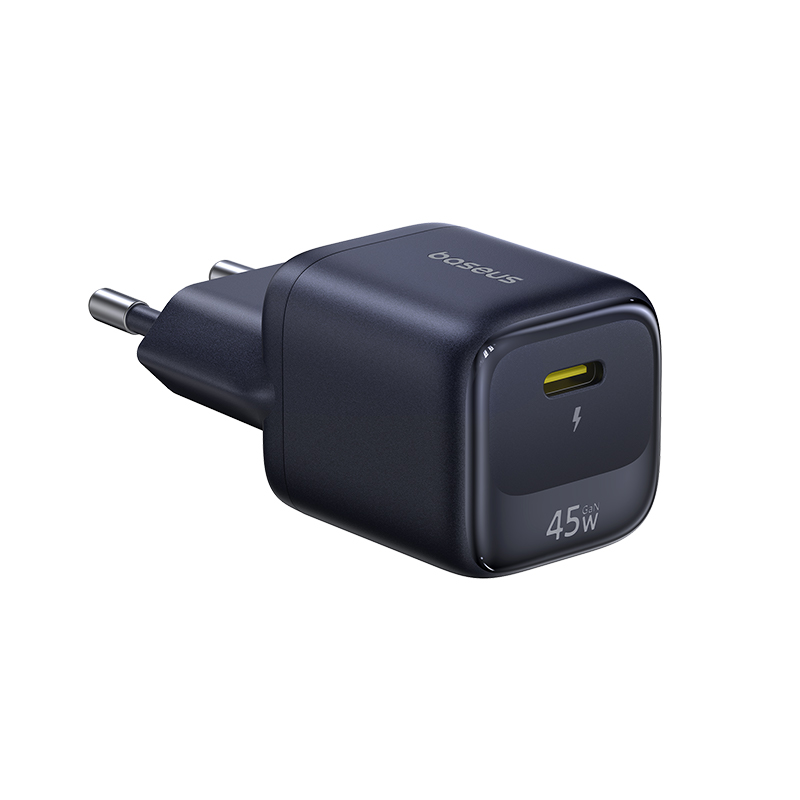 Incarcator de retea Baseus EnerFill FN22 45W, USB-C, QC PD, Negru