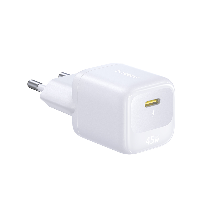 Incarcator retea Baseus EnerFill FN22 45W, USB-C, QC PD, Alb