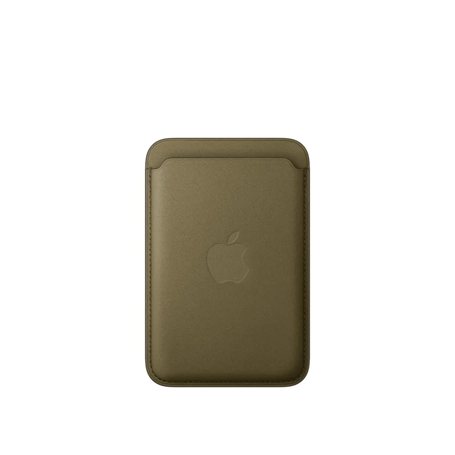 IPHONE FINEWOVEN WALLET/WITH MAGSAFE DARKOLIVE