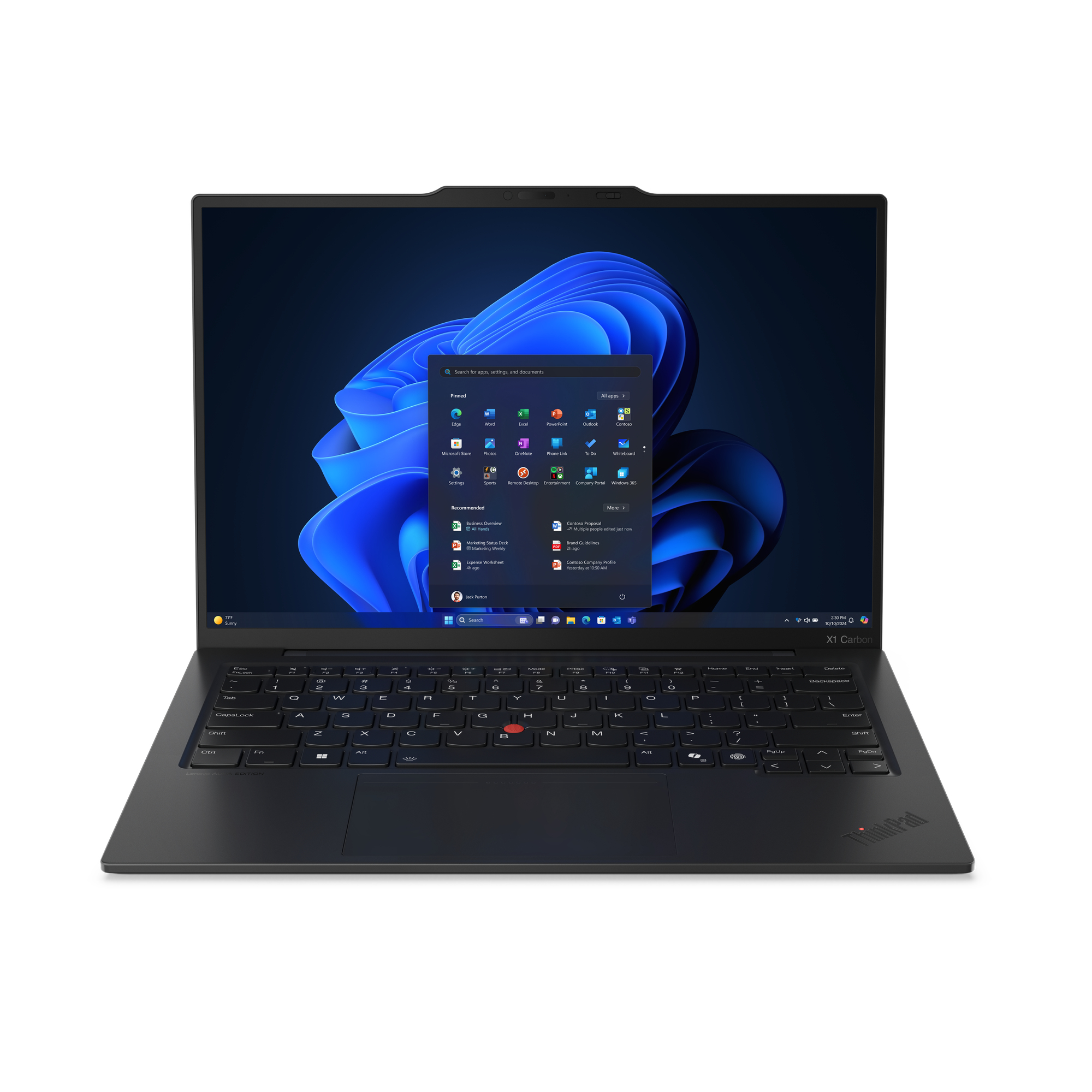 Laptop ThinkPad X1 Carbon G13 Ultra 7 258V 32G 512G W11P 14" 2.8K Non-Touch BT 5.4 Intel®BE201vPro 3 Cell Li-ion 57Wh 3YR Premier