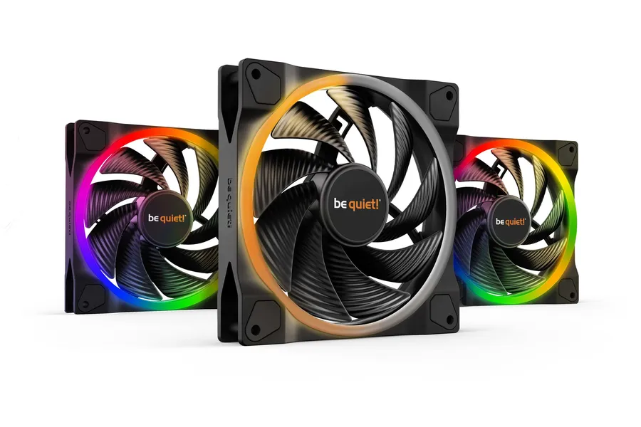 LIGHT WINGS 140MM PWM/HIGH-SPEED TRIPLE PACK BLACK