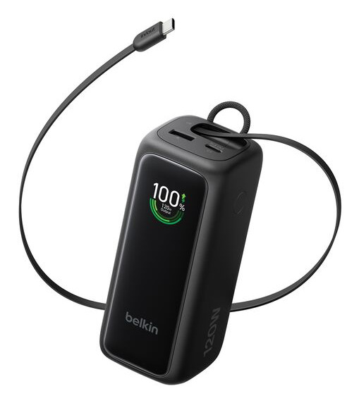 Ultracharge Smart Display POWER/PD120 W MIT Einziehbarem USB-C-K