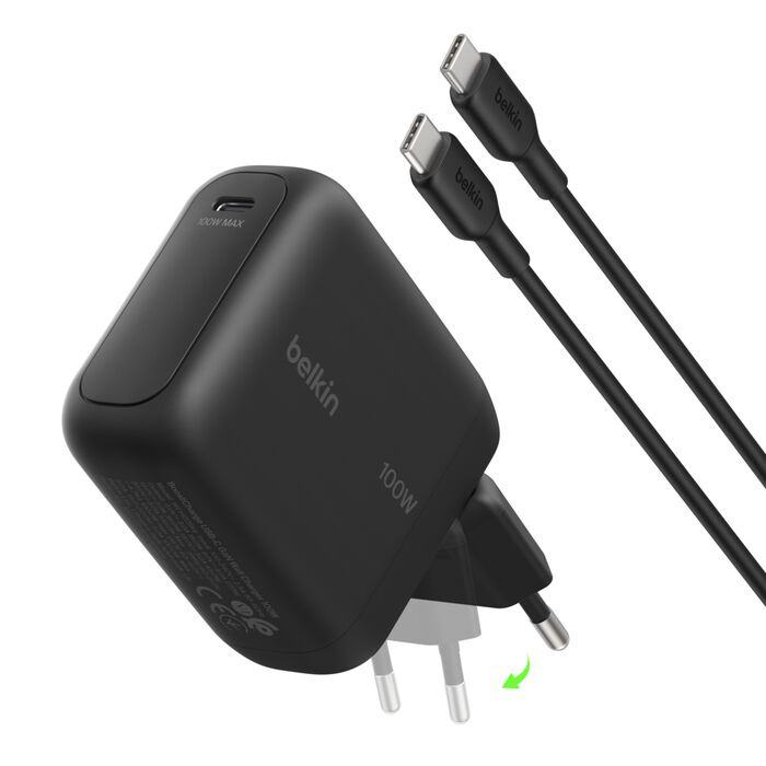 BOOSTCHARGE 100W USB-C GAN LADE/STECKER INKL 15M USB-C / USB-C K
