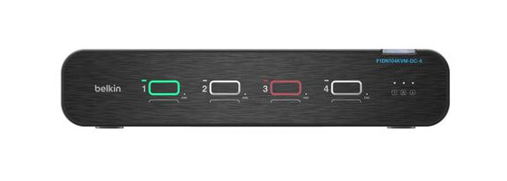 BELKIN 4-PORT SINGLE SCREEN DIS/KVM PP4.0