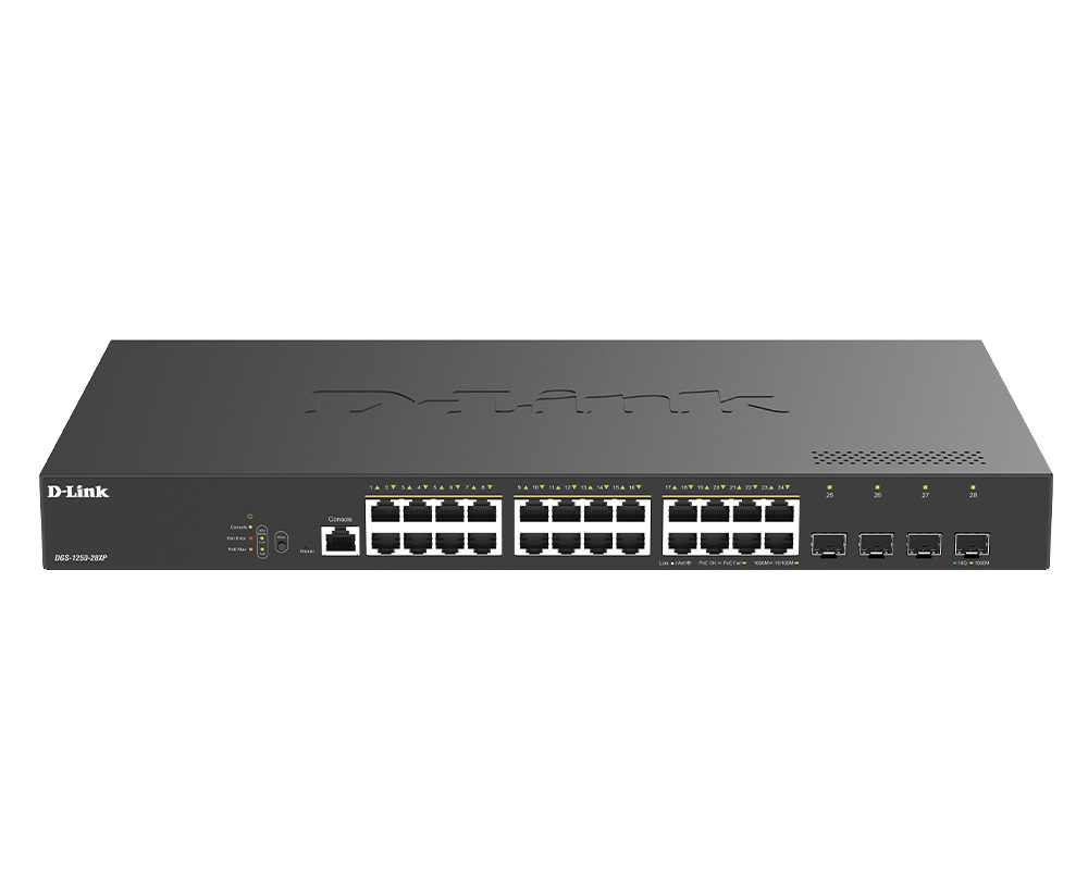 24-PORT GB POE SMART MGD SWITCH/4X 10G SFP+ PORTS 370 WATT