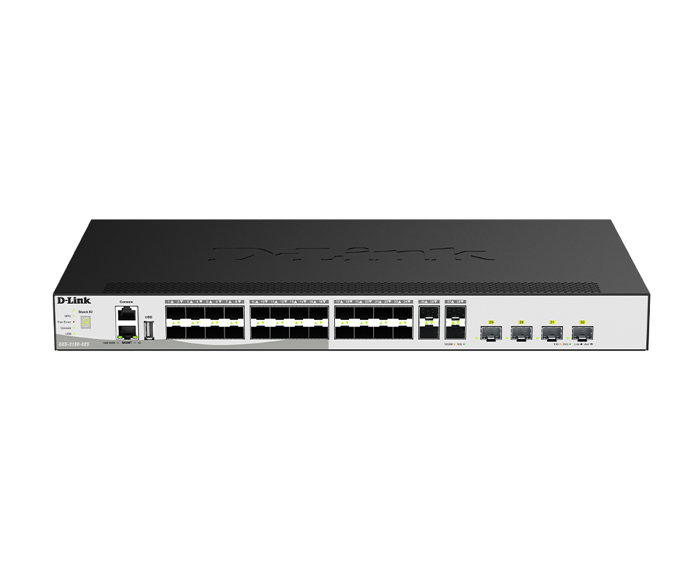32-PORT 10G SFP+ LAYER 3 STACK/SWITCH MIT 25G UPLINKS