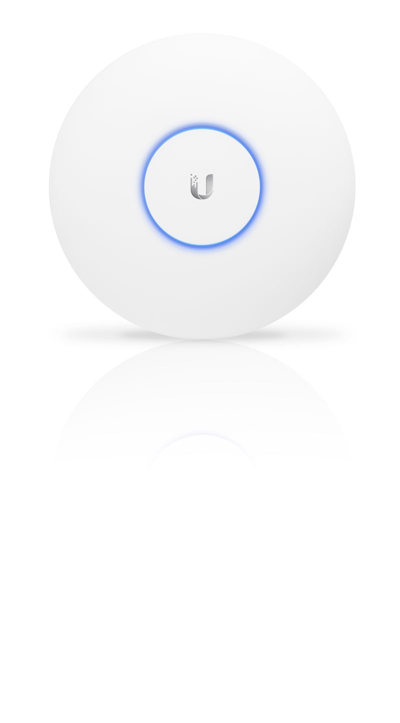 Ubiquiti Wireless AP WIFI5 - AC1750 - 3x3 - Indoor - 1 GbE - Unifi - UAP-AC-PRO